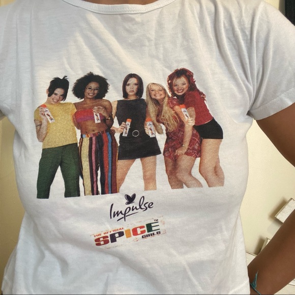 Vintage Tops - Vintage Spice Girls Cotton T shirt